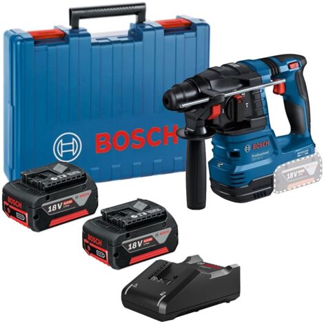 Bosch GBH 18V-22 SDS-Plus Rotary Hammer 18V 2 x 4.0Ah Li-ion
