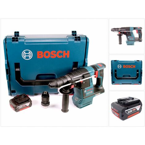 Bosch GBH 18V-26 F Marteau perforateur sans fil 18V 2,6J brushless SDS plus + 1x batterie 5,0Ah + L-Boxx - sans chargeur rapide
