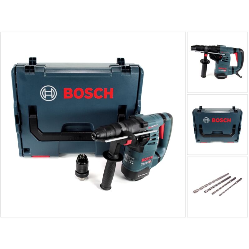 Bosch GBH 3-28 DFR Perceuse à percussion professionnelle 800 W 3.1 J SDS Plus + 4 pcs. Jeu de mèches + L-Boxx
