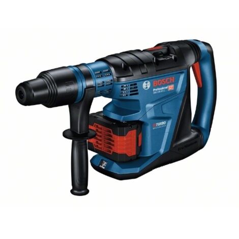 BOSCH GBH18V-40C MARTILLO PERFORADOR SDS MAX BITURBO A BATERÍA EQUIPAMIENTO 2 baterías de 8.0Ah y máquina en maletín
