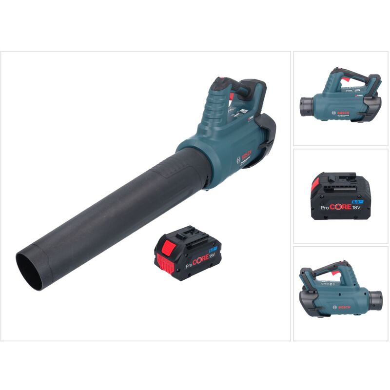 Bosch Professional - Bosch gbl 18V-750 Professional Souffleur sans fil 18 v biturbo Brushless + 1x batterie ProCORE 8,0 Ah - sans chargeur