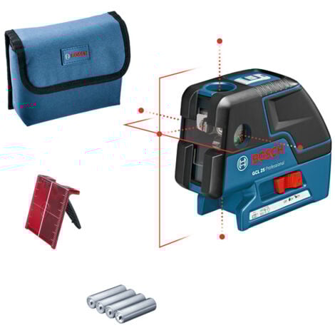 Bosch GCL 25 Professional dot laser in un set con borsa di protezione