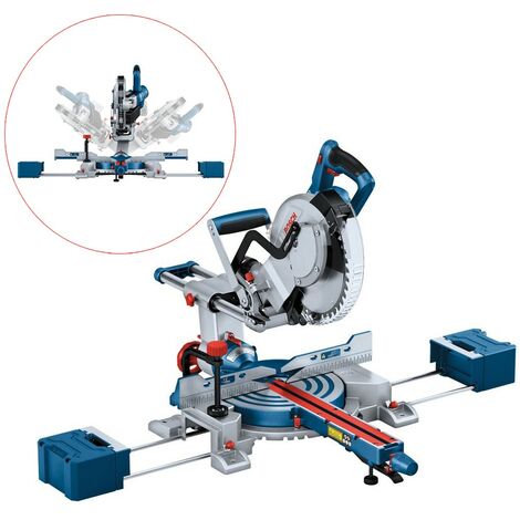 Bosch GCM 18V-254 D BITURBO 18v Cordless 12"" 305mm Mitre Saw Double Bevel +Laser