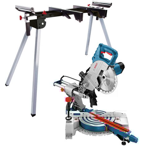 Bosch GCM800SJ 110V 216mm 8" Single Bevel Sliding Mitre Saw With Leg Stand