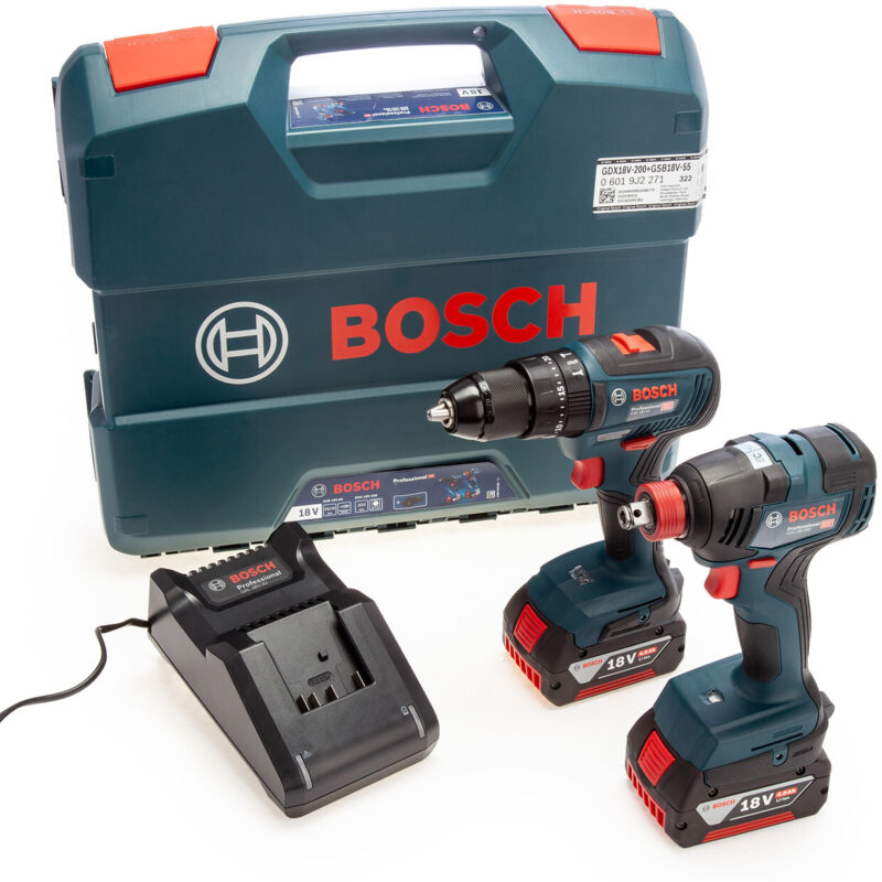 Professional Twin Pack 18V 2 x 4.0Ah Li-ion BSH6019J2271 - Bosch