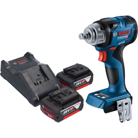 Bosch GDS 18V-330 HC Professional Akku Schlagschrauber 18 V 330 Nm 1/2" Brushless + 2x Akku 5,0 Ah + Ladegerät