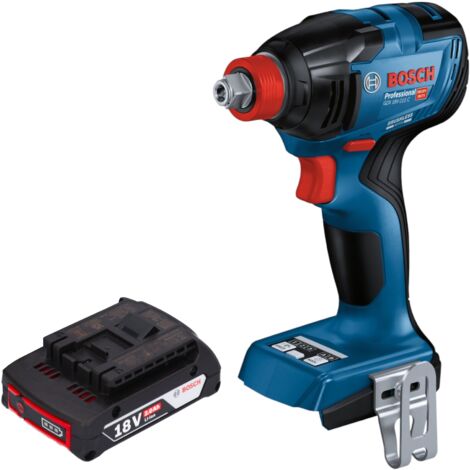 Bosch GDX 18V-210 C Professional Akku Drehschlagschrauber 18 V 210 Nm Brushless + 1x Akku 2,0 Ah - ohne Ladegerät