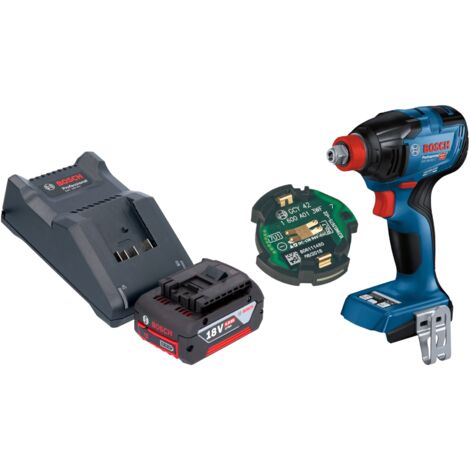 Bosch GDX 18V-210 C Professional Akku Drehschlagschrauber 18 V 210 Nm Brushless + 1x Akku 4,0 Ah + Ladegerät + GCY 42 Bluetooth Modul