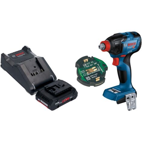 Bosch GDX 18V-210 C Professional Akku Drehschlagschrauber 18 V 210 Nm Brushless + 1x ProCORE Akku 4,0 Ah + Ladegerät + GCY 42 Bluetooth Modul