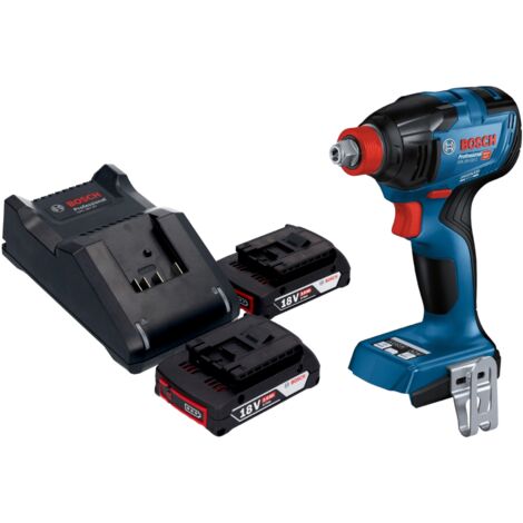 Bosch GDX 18V-210 C Professional Akku Drehschlagschrauber 18 V 210 Nm Brushless + 2x Akku 2,0 Ah + Ladegerät