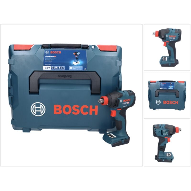 Bosch gdx 18V-210 c Professional Visseuse à chocs sans fil 18 v 210 Nm Brushless + L-Boxx - sans batterie, sans chargeur