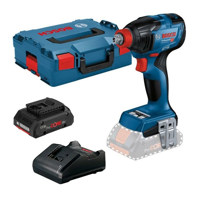 Bosch GDX18V-210 C 18V Impact Driver Wrench Brushless GDX18V210 + 1 x4Ah Procore