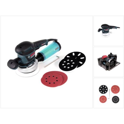 Bosch GEX 125 - 150 AVE Professional 400 W Ponceuse excentrique + Insert correspondant au L-BOXX-238 pour GEX 125-150 AVE