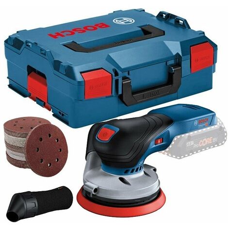 Bosch GEX 18V-125 Brushless 18v Random Orbital Sander + Lboxx + 50 Sheets