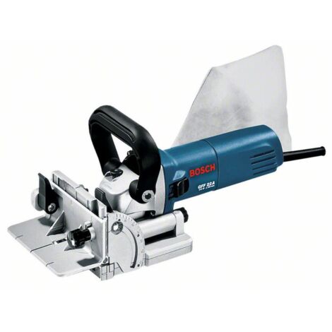 Bosch GFF 22 A Professional - Engalletadora, 670 W, velocidad de giro en vacío 9000 min-1, profundidad de corte 22 mm, llave de dos agüeros, L-BOXX