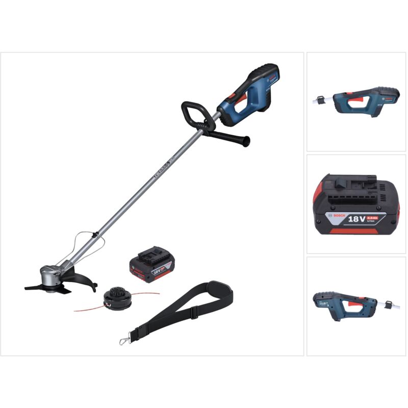 Bosch Professional - Bosch gfr 18V-23 Professional Débroussailleuse sans fil 18 v 230 mm Brushless + 1x batterie 4,0 Ah - sans chargeur