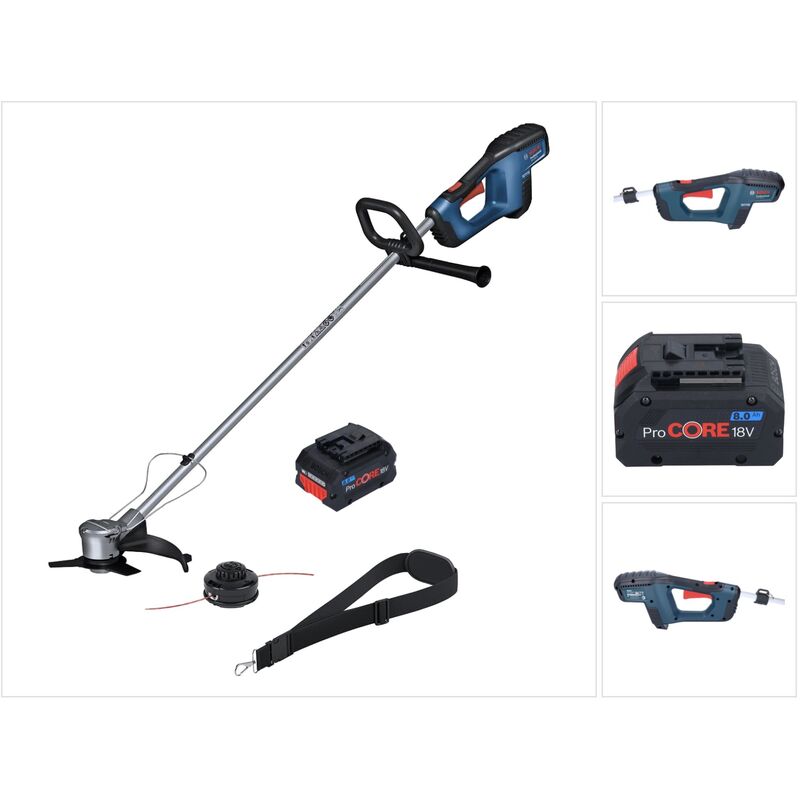 Bosch gfr 18V-23 Professional Débroussailleuse sans fil 18 v 230 mm Brushless + 1x batterie ProCORE 8,0 Ah - sans chargeur