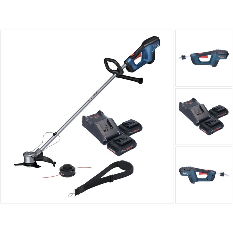 Bosch gfr 18V-23 Professional Débroussailleuse sans fil 18 v 230 mm Brushless + 2x batterie ProCORE 4,0 Ah + chargeur