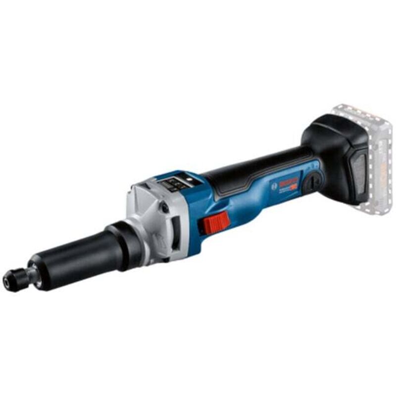 Bosch Professional 18V System meuleuse droite sans fil GGS 18V 10 SLC avec 2 clés plates de 19 mm pince de serrage avec écrou de serrage de 6 mm