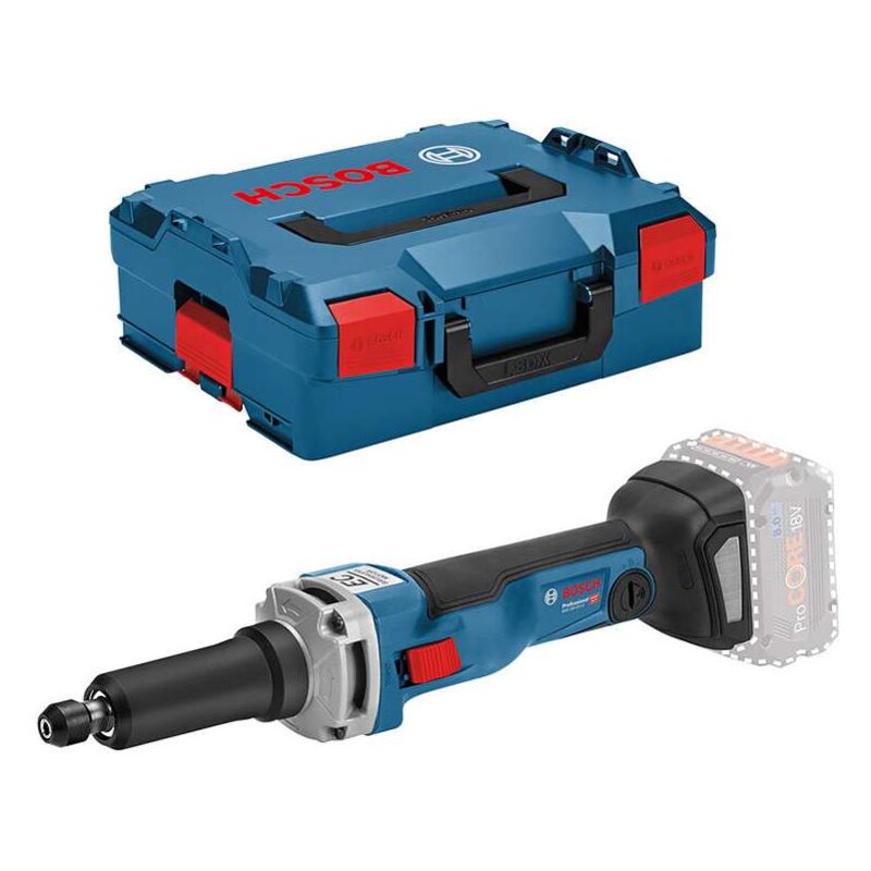 Meuleuse droite sans fil BOSCH 0601229100 - GGS 18V-23 LC Professional (Machine Nue) + L-Boxx