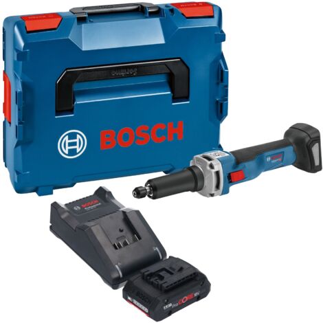 Bosch GGS 18V-23 LC Professional Akku Geradschleifer 18 V Brushless + 1x ProCORE Akku 4,0 Ah + Ladegerät + L-Boxx