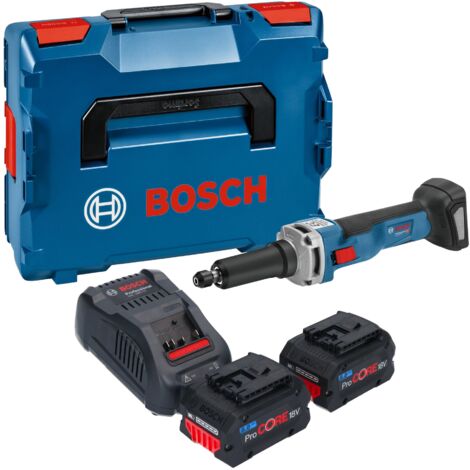 Bosch GGS 18V-23 LC Professional Akku Geradschleifer 18 V Brushless + 2x ProCORE Akku 8,0 Ah + Ladegerät + L-Boxx