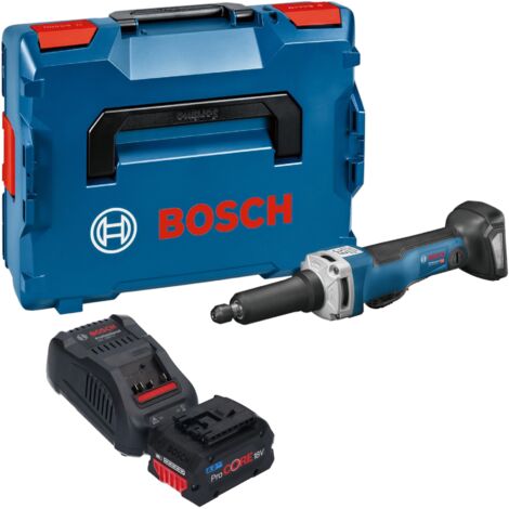 Bosch GGS 18V-23 PLC Professional Meuleuse droite sans fil 18 V Brushless + 1x batterie ProCore 8,0 Ah + chargeur + L-Boxx