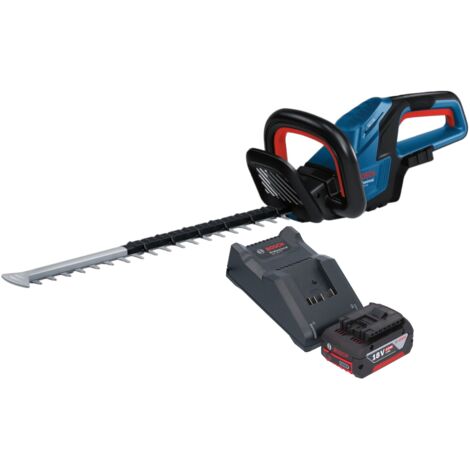 Bosch GHE 18V-50 Professional Akku Heckenschere 18 V 50 cm Brushless + 1x Akku 4,0 Ah + Ladegerät