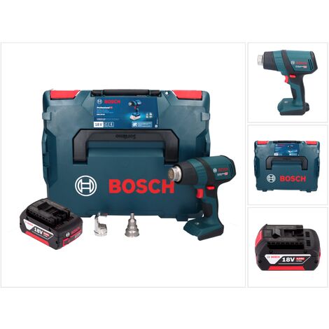 Bosch Professional GHG 18V-50 Décapeur thermique sans fil 18V 300°C / 500°C  + 1x Batterie ProCORE 8,0Ah + Coffret L-Boxx - sans chargeur