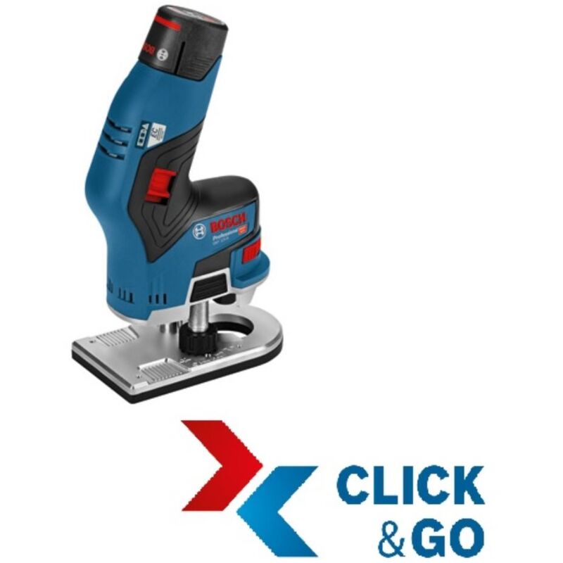 

Bosch - Fresadora de cantos 12 V sin batería ni cargador 6 mm / 8 mm (1/4') - GKF 12V-8 Professional