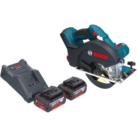 Bosch GKM 18V-50 Professional Akku Metall Handkreissäge 18 V 136 mm Brushless + 2x Akku 4,0 Ah + Ladegerät