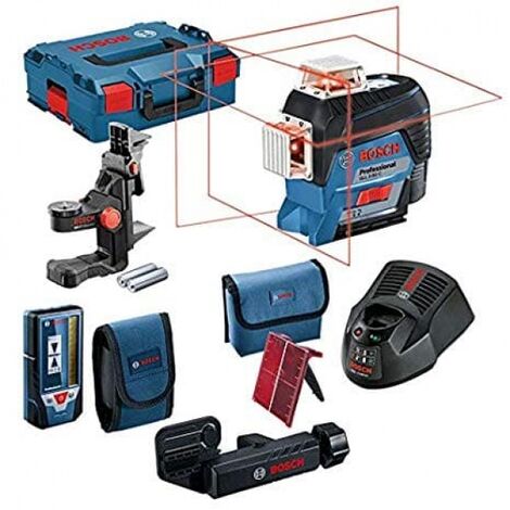 Bosch Home and Garden livella laser a bolla EasyLevel con fissaggio a  parete (linea laser per allineamento flessibile su pareti e punto laser per  trasferimento dell'altezza,in scatola di cartone) : : Fai