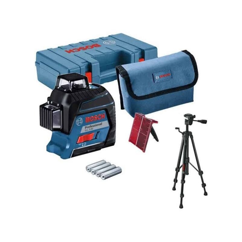 Linienlaser professionnel Bosch gll 3-80 - 06159940KD - Avec Handwerkerkoffer