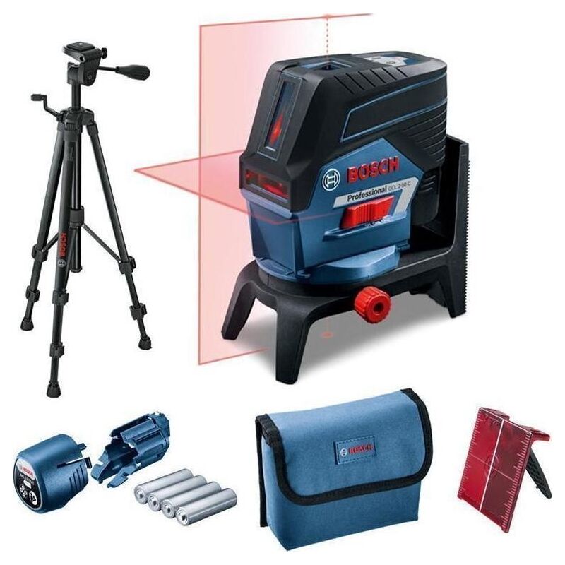 Laser ligne Bosch Professional GCL 2 50 C + RM 2 + BT 150 2 croix 0601066G02 - vue 2