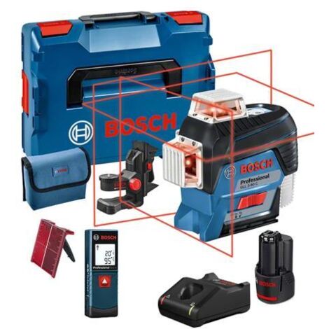 BOSCH GLL3-80C LASER LEVEL + GLM20MT DISTO