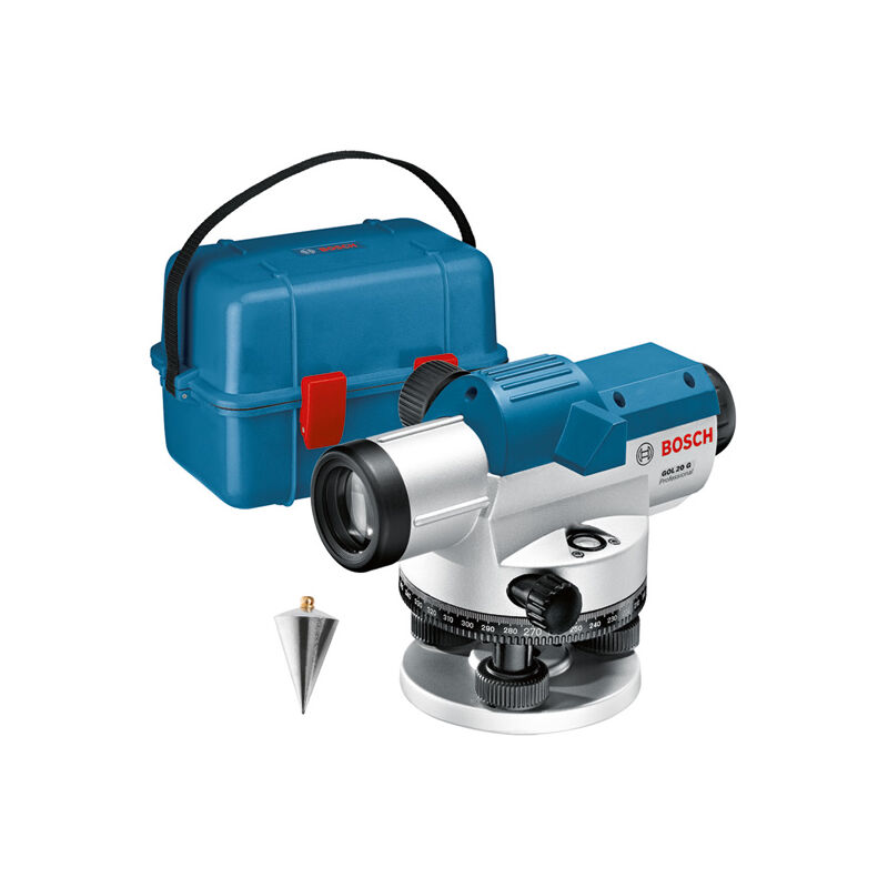 Bosch - gol 20 g Strumento di livellamento ottico professionale in set con valigetta da artigiano