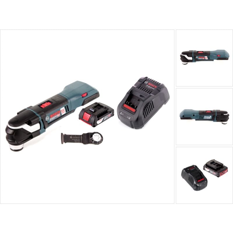 Bosch GOP 18V-28 Cutter multifonctions sans fil 18V StarlockPlus Brushless + 1x batterie 2,0Ah + chargeur