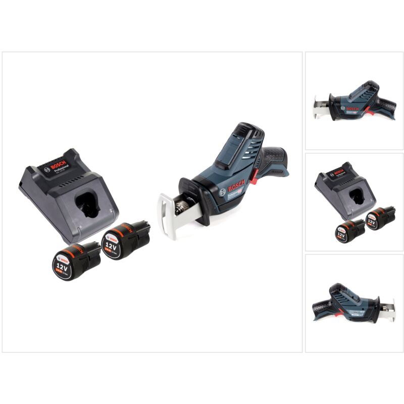 Bosch Professional - Bosch gsa 12V-14 Scie sabre sans fil 12 v + 2x batterie 2,0 Ah + chargeur