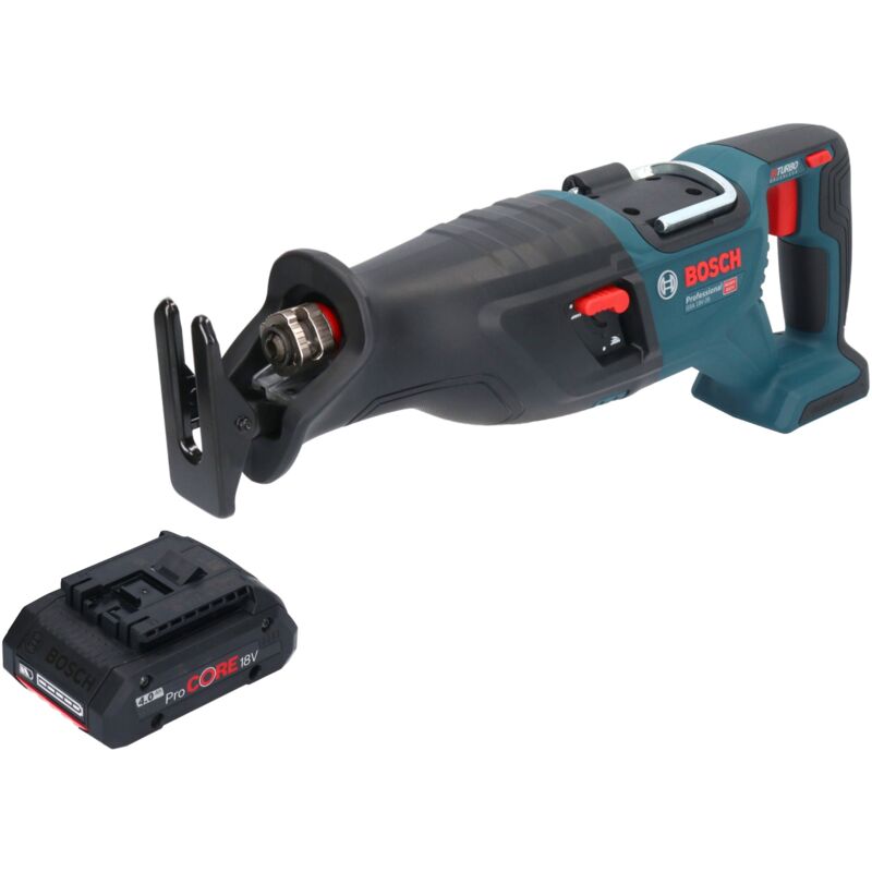 Bosch gsa 18V-28 Professional Scie sabre sans fil 18 v biturbo Brushless + 1x batterie ProCORE 4,0 Ah - sans chargeur