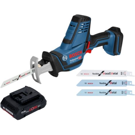 Bosch GSA 18V-LI C Professional Akku Reciprosäge Säbelsäge 18 V + 1x ProCORE Akku 4,0 Ah - ohne Ladegerät