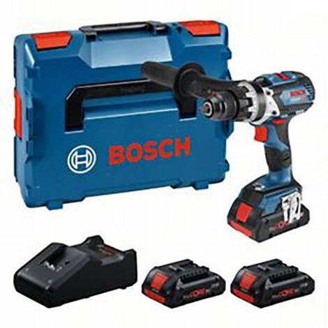 Bosch GSB 18V-110 C Brushless 18 V impact driver with three batteries
