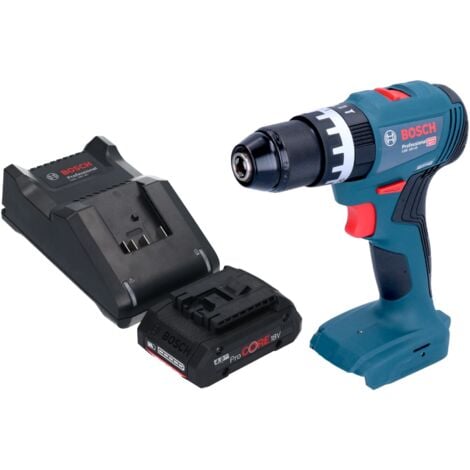 BOSCH PROFESSIONAL Bosch GSB 18V-45 Professional Perceuse-visseuse à percussion sans fil 18 V 45 Nm Brushless + 1x batterie ProCORE 4,0 Ah + chargeur