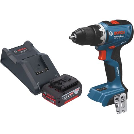 Bosch GSB 18V-65 Professional Akku Schlagbohrschrauber 18 V 65 Nm Brushless + 1x Akku 4,0 Ah + Ladegerät