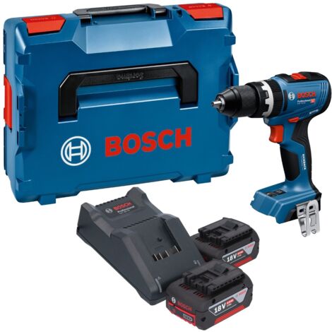 Bosch GSB 18V-65 Professional Akku Schlagbohrschrauber 18 V 65 Nm Brushless + 2x Akku 4,0 Ah + Ladegerät + L-Boxx