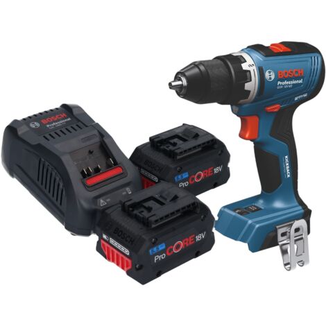 Bosch GSB 18V-65 Professional Akku Schlagbohrschrauber 18 V 65 Nm Brushless + 2x ProCORE Akku 5,5 Ah + Ladegerät