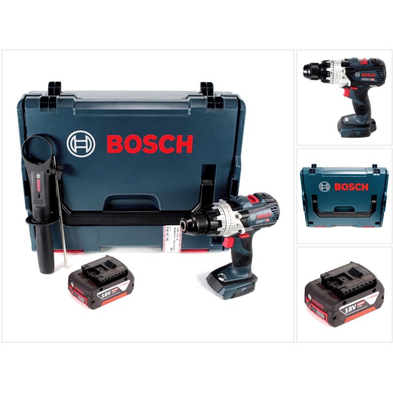 Trapano a percussione a batteria Bosch GSB 18V-85 C 18V 85Nm 1/2" brushless + 1x batteria ricaricabile 5.0Ah + L-Boxx - senza caricabatterie