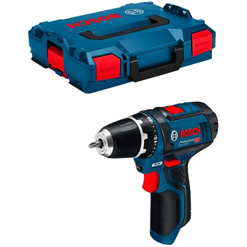 Perceuse visseuse 12V Bosch gsr 12V-15 - machine nue + coffret L-Boxx - 060186810D