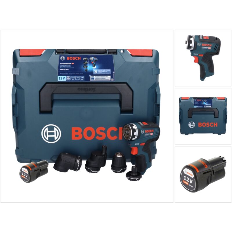Bosch Professional Bosch Gsr 12v-35 Fc Professional Akku Bohrschrauber 12 V 35 Nm Brushless + 1x Akku 3, 0 Ah + L-boxx - Ohne Ladegerät