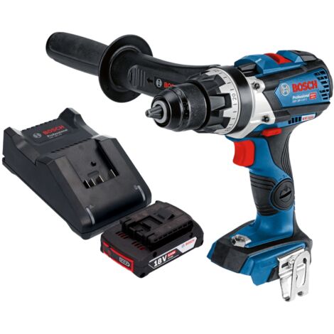 Bosch GSR 18V-110 C Professional Akku Bohrschrauber 18 V 110 Nm Brushless + 1x Akku 2,0 Ah + Ladegerät