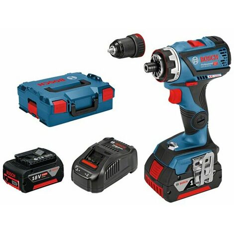 Bosch GSR 18V-60 FC Perceuse visseuse à batteries 18V Li-Ion (2x batterie 5.0Ah) dans L-Boxx